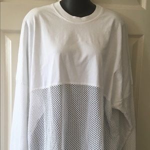 Spirit Jersey Rlaxed Fit Womens Shirt Size Large